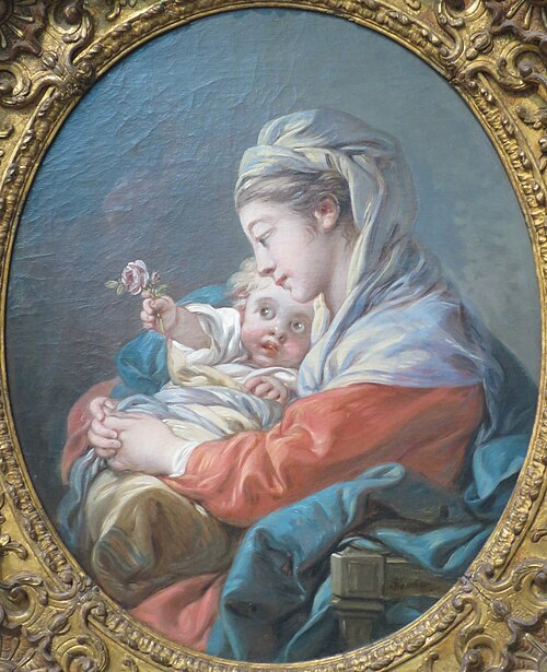 Virgin and Child, 1767, François Boucher