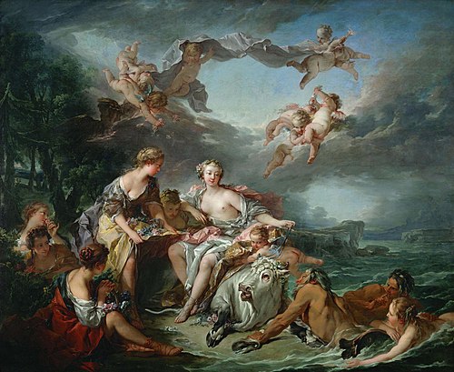 The Rape of Europa or Abduction of Europa, 1747, François Boucher