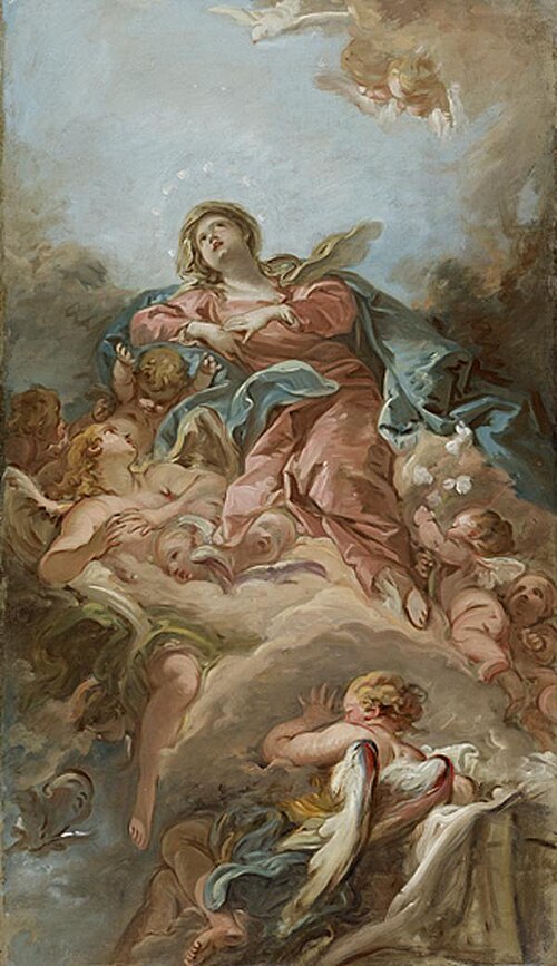 The Assumption of the Virgin, , François Boucher