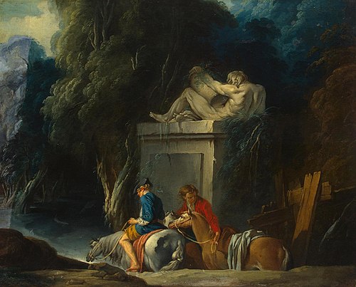 Crossing the Ford, 1730, François Boucher