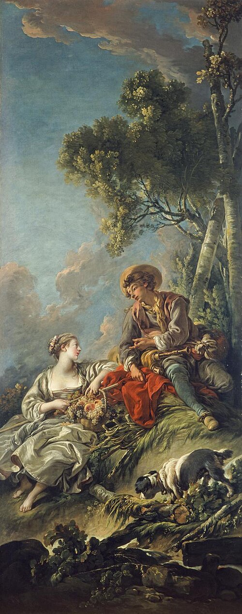 A Pastoral Scene ('L'Aimable Pastorale'), 1762, François Boucher