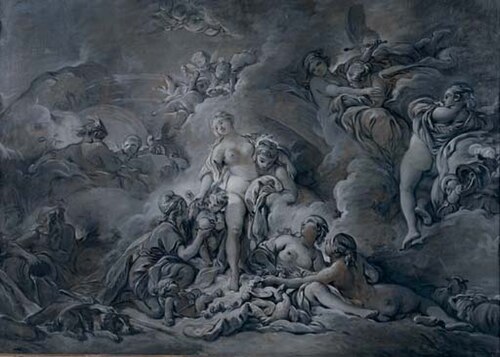 The Judgment of Paris, 1750, François Boucher