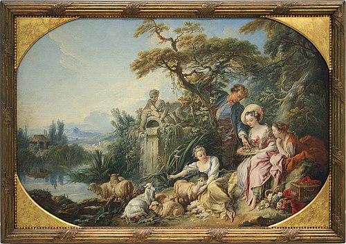 The Nest, also known as the Berger Present, 1737, François Boucher