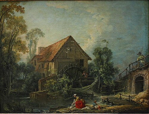 The Mill, 1751, François Boucher