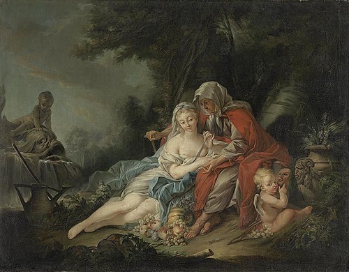 Vertumnus und Pomona (Kopie nach), , François Boucher