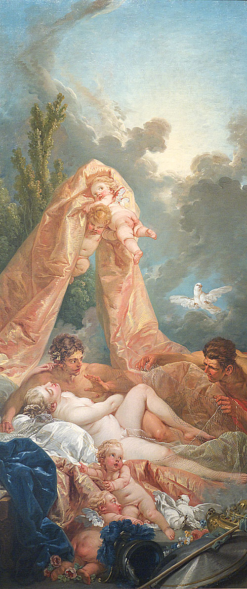 Mars and Venus Surprised by Vulcan, 1754, François Boucher