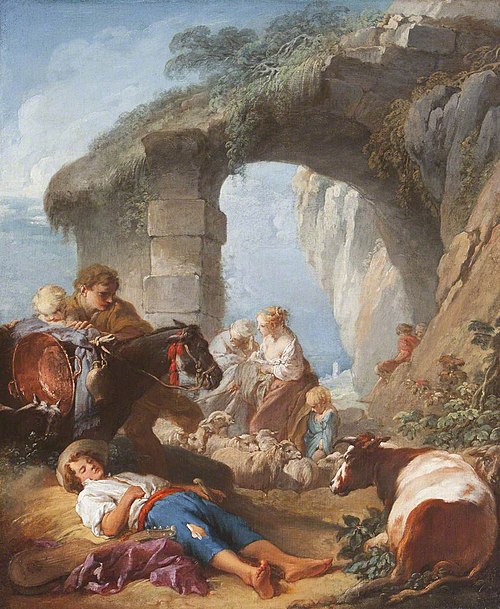 'La vie champêtre', 1728, François Boucher
