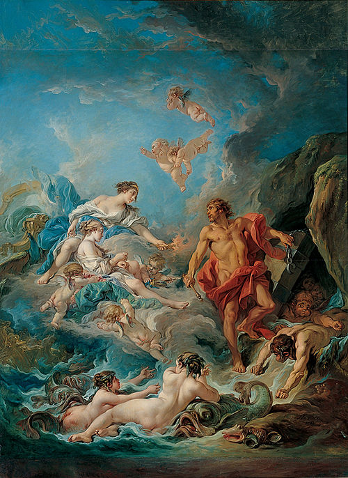 Juno Asking Aeolus to Release the Winds, 1769, François Boucher