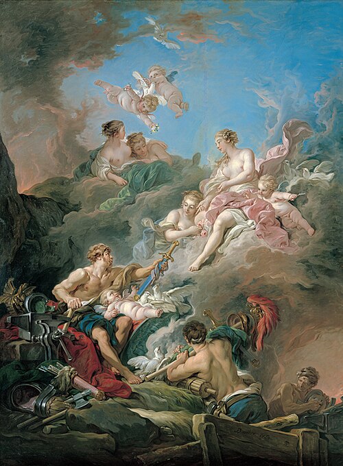 Venus at Vulcan's Forge, 1769, François Boucher