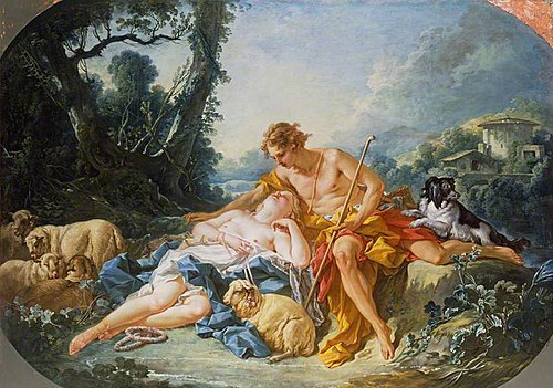Daphnis and Chloe, 1743, François Boucher