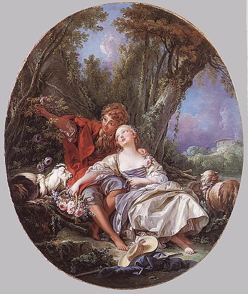 Shepherd and Shepherdess Reposing, 1761, François Boucher