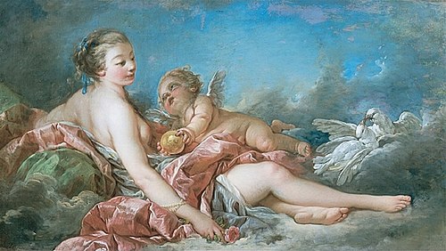 Venus and Cupid, 1755, François Boucher