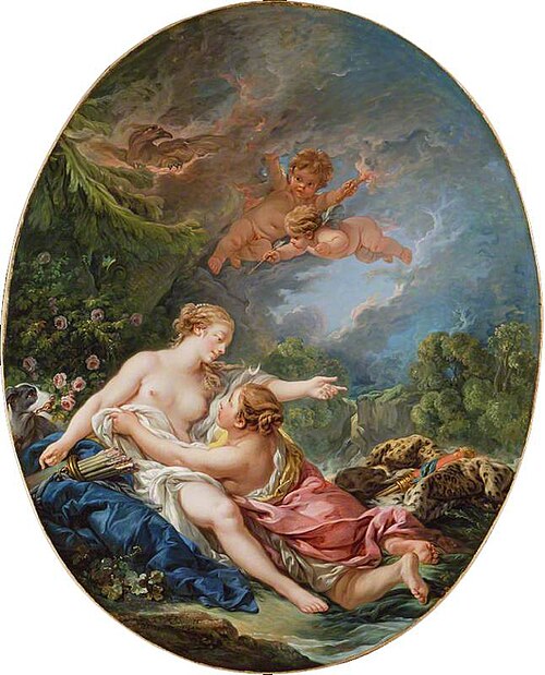 Jupiter and Callisto, 1769, François Boucher