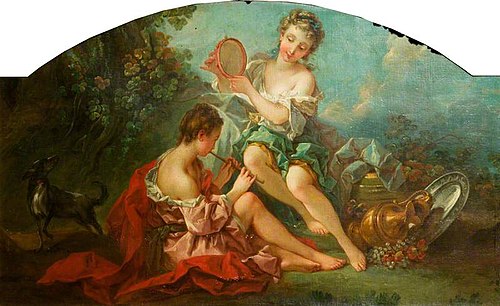 Arcadian Nymphs Making Music, 1770, François Boucher
