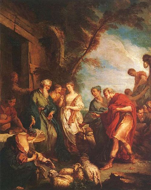 Rébecca reçoit d'Eliezer les présents d'Abraham, 1725, François Boucher