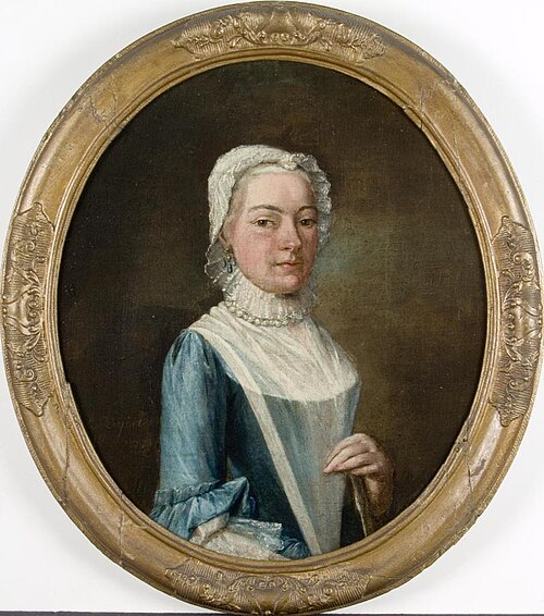 Portret van Alexandrina Eleonora van Plettenberg, 1756, Rienk Keyert
