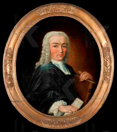 Portrait of Hans Willem Baron van Plettenberg, 1748, Rienk Keyert