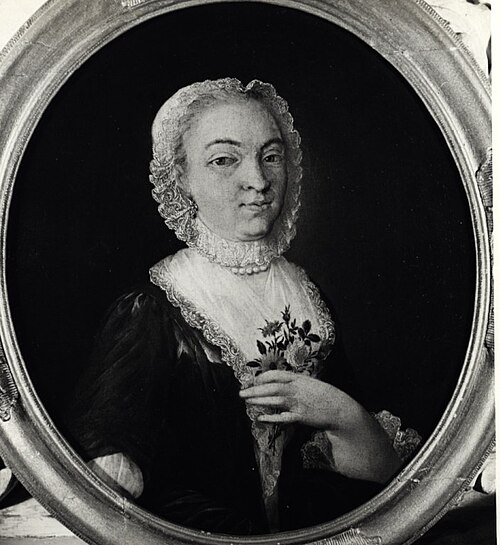 Portrait of Maria van Plettenberg, 1749, Rienk Keyert
