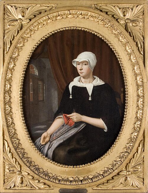 Portrait of an unknown woman, 1719, Focke Stapert