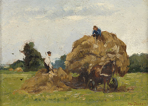 Hay Wagon, 1908, Willem Zwart
