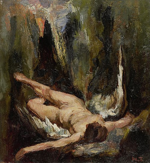 De gevallen engel, 1908, Willem Zwart