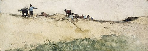 De zanderij, 1901, Willem Zwart