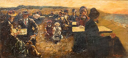 Aan het strand, 1905, Willem Zwart