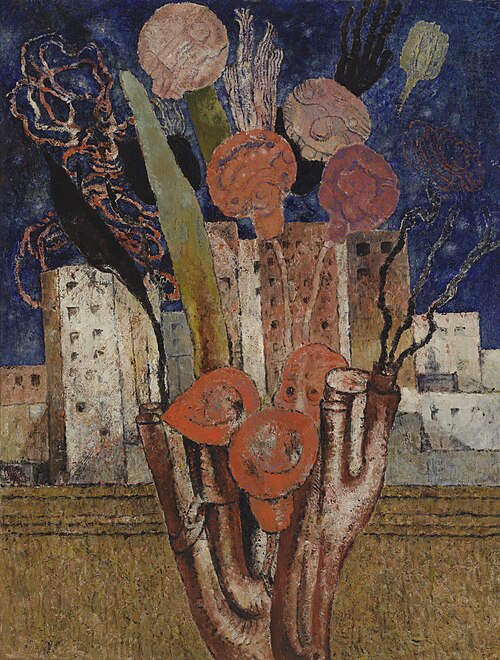 Fleurs sur la ville II, 1929, Frits van den Berghe