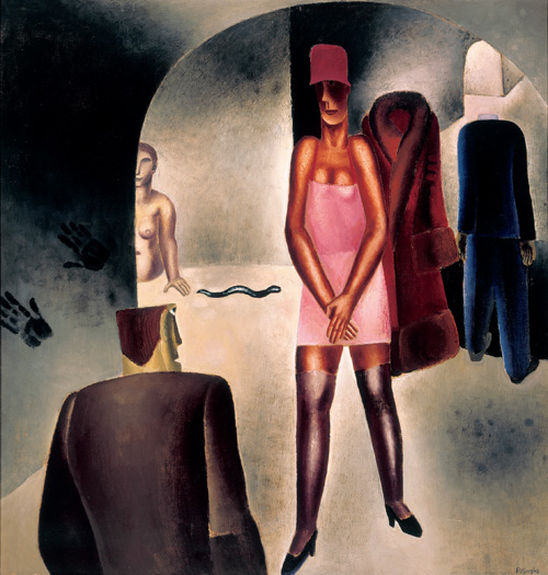 Couloirs: L'autre vie II, 1927, Frits van den Berghe