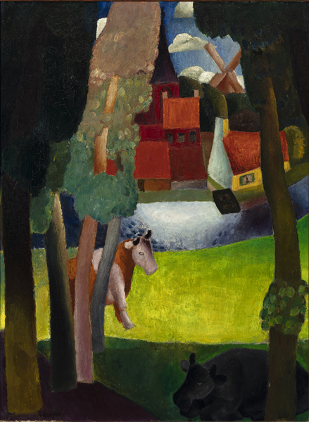 Paysage à Deurle, 1923, Frits van den Berghe