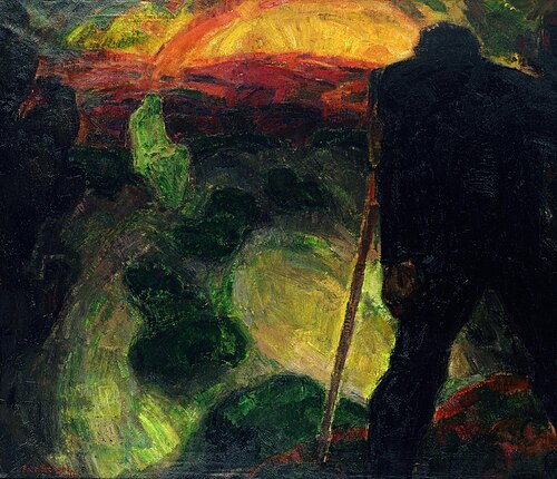 Le peintre, 1916, Frits van den Berghe