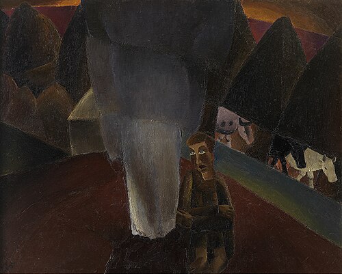 Avondschemering, 1923, Frits van den Berghe