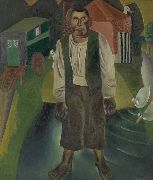 L'Idiot devant l'étang, 1926, Frits van den Berghe