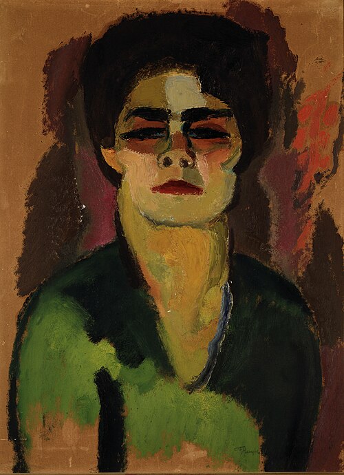 Portrait de Fortuna Brulez, 1919, Frits van den Berghe
