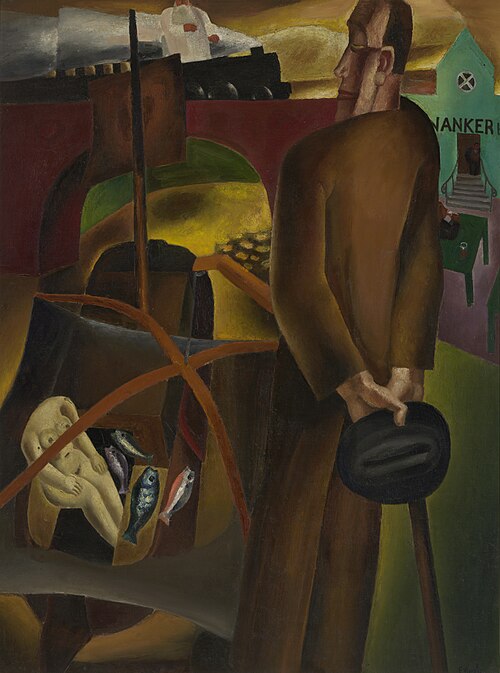 De eeuwige zwerver, vagebond, 1925, Frits van den Berghe