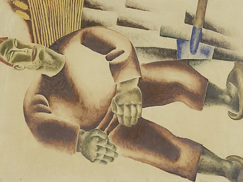 Alvó paraszt, 1925, Frits van den Berghe