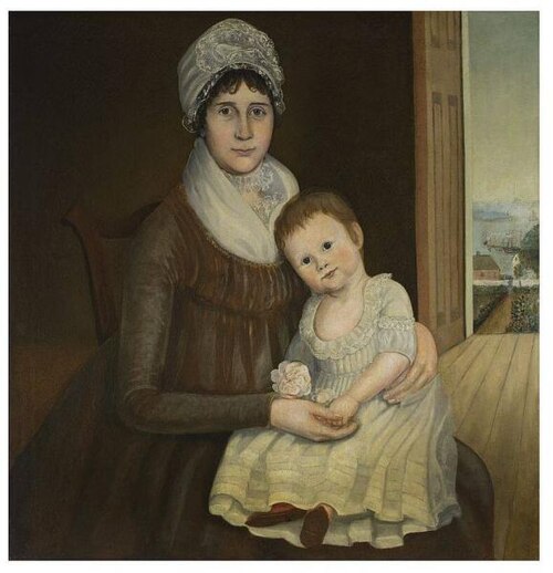 Mrs. Daniel Truman and Child, 1804, Reuben Moulthrop