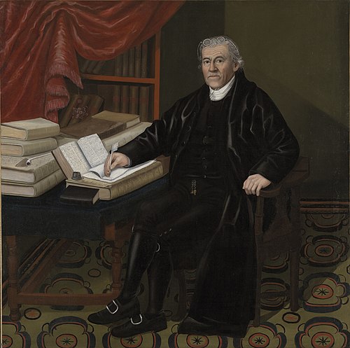 Reverend Ammi Ruhamah Robbins (1740-1813), B.A.1760, M.A.1763, 1812, Reuben Moulthrop