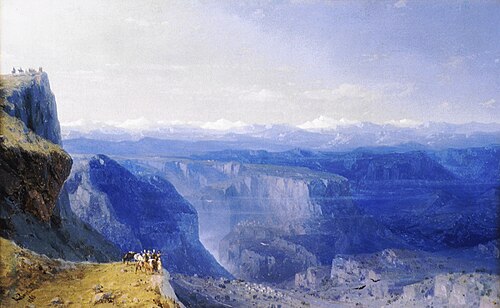 The Caucasus, 1863, Ivan Aïvazovski