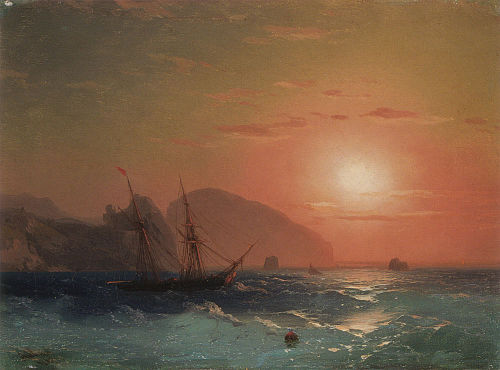 View Of The Ayu Dag Crimea, 1868, Ivan Aïvazovski