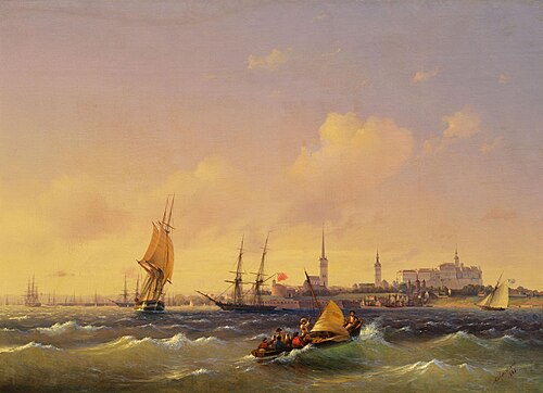 Reval (Tallinn), 1845, Ivan Aïvazovski