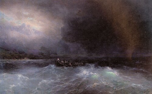 The survivors, 1895, Ivan Aïvazovski