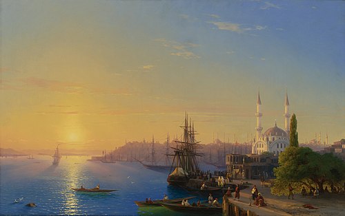 View of Constantinople and the Bosphorus, 1856, Ivan Aïvazovski