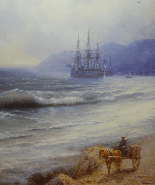 The Tide, 1870, Ivan Aïvazovski