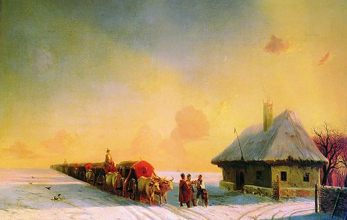 Chumaks in Little Russia, , Ivan Aïvazovski