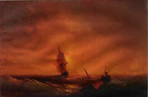 Survivers, 1844, Ivan Aïvazovski