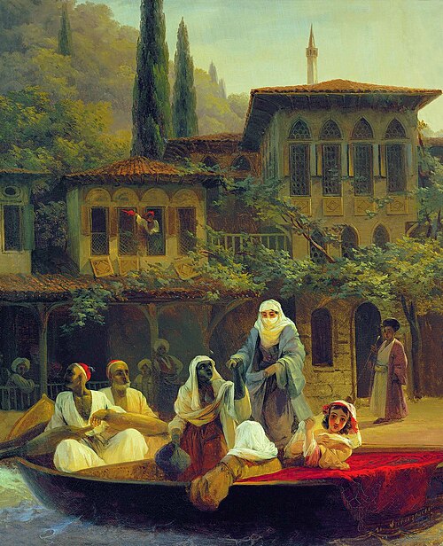 Boat Ride by Kumkapi in Constantinople, 1846, Ivan Aïvazovski