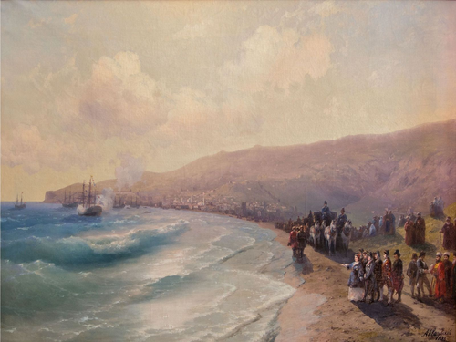 Arrival of Catherine II in Feodosia, 1883, Ivan Aïvazovski