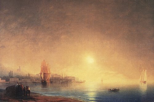 Matin au bord de la baie, 1853, Ivan Aïvazovski