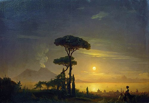 The Bay of Naples, 1845, Ivan Aïvazovski